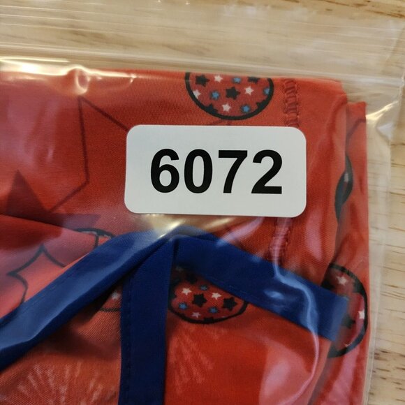 Disney Short Sleeve Scrub Top Mickey Mouse Independance Day 4th Of July Size XL - Picture 10 of 10